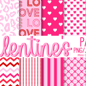 Valentine's Day Digital Paper