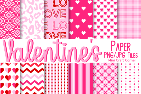 Valentine's Day Digital Paper