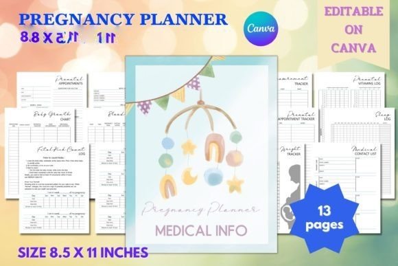 Editable Pregnancy Planner