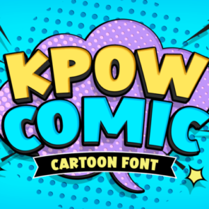 Kpow Comic Font