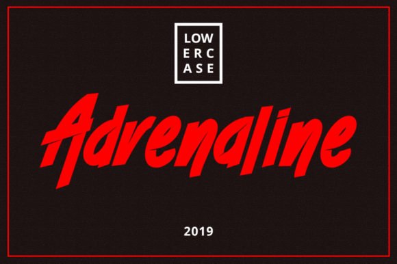 Adrenaline Font