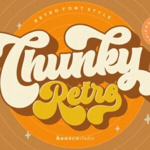 Chunky Retro Font