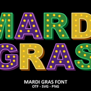 Mardi Gras Font