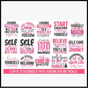 عدد 250 تصميم بريميوم لعيد الحبSVG مجموعة تصميمات تيشيرت