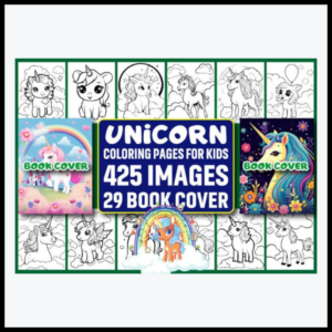 425 Unicorn Coloring Pages for Kids