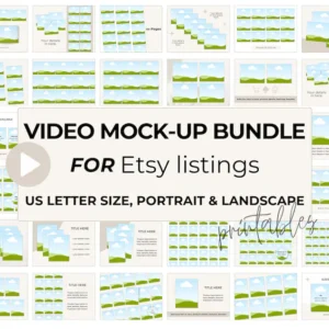 LISTING MOCK-UP VIDEO TEMPLATE (ETSY SIZE)