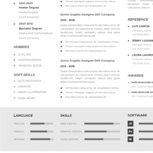 Professional CV Resume Vol.19