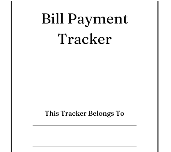 Bill Payment Tracker