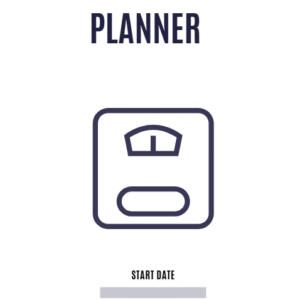 12 Week Weight Loss Planner