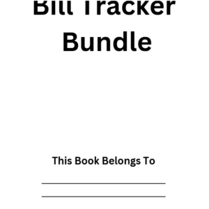 Bill Tracker Bundle