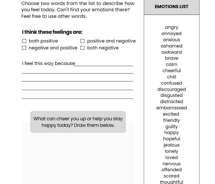 Emotions Log