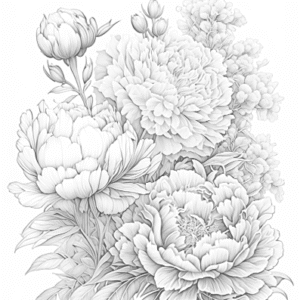 177 Flower Peonies