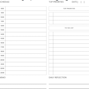 Productivity Planner