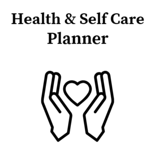 Health & Self Care Planner