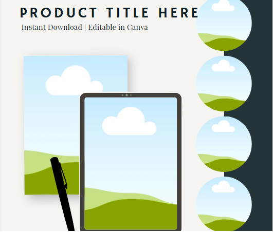 -DIGITAL PRODUCT LISTING TEMPLATES