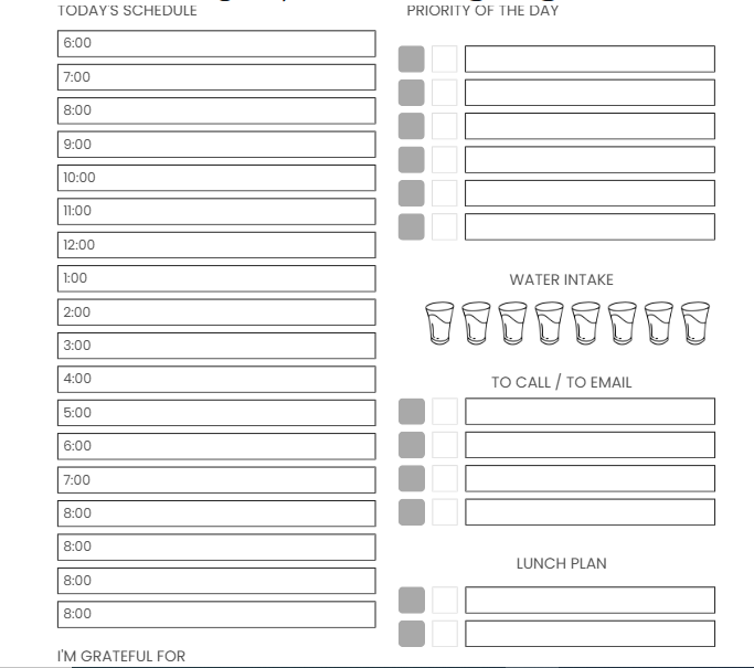 DailyPersonal Planner