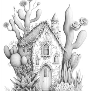 210 Cactus Fairy Houses