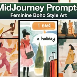 Boho Art Midjourney Prompts
