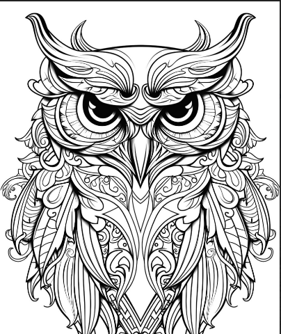 304 Mandala Owls