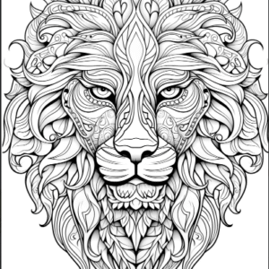 305 Mandala Lions