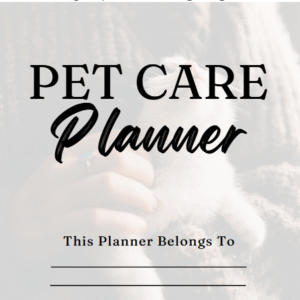 Pet Care Planner