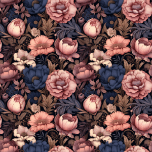 floral dark vintage