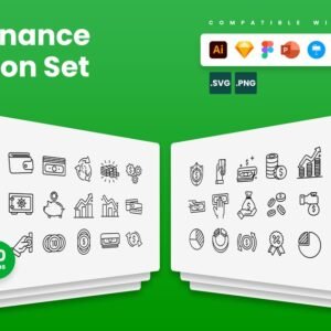 FINANCE ICON-STICEKR