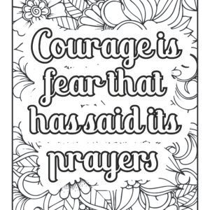 Motivational Quotes Coloring Pages