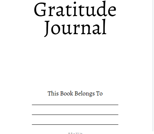 Gratitude Journal