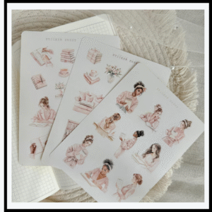 Planner Girl Sticker Sheet PINK