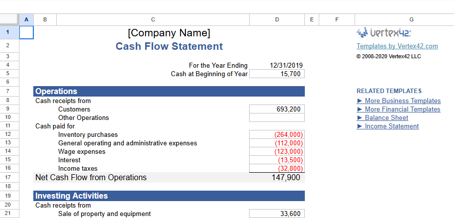 cash flow statement.xlsx