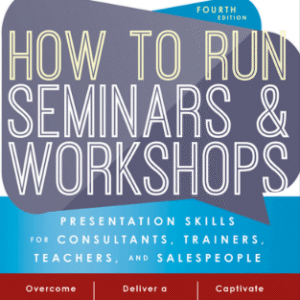 how to run seminars and workshops