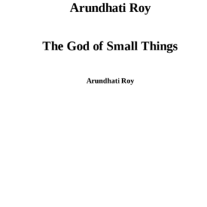 The god of small things
