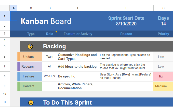 agile kanban board.xlsx