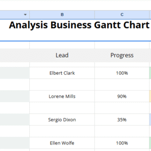 Analysis Business Gantt Chart.xlsx