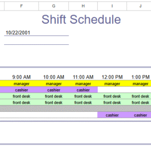 EMPLOYEE SHIFT SCHEDULE.XLT