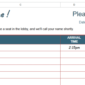 appointment sign in sheet.xlsx