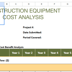 Construction Equipment Cost Analysis.xlsx