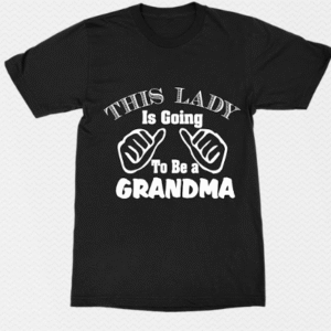 this lady is going to be a grandma