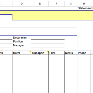 Expense Statement.xlt