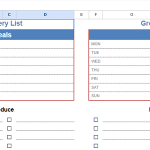 grocery list with meals.xlsx