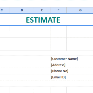 Blank Estimate Template.xlsx