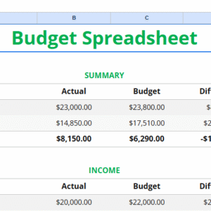Budget Spreadsheet Template.xlsx
