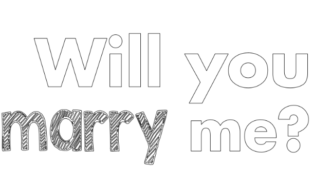 will you marry me,z