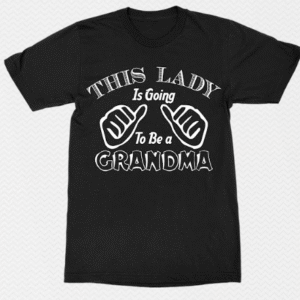 this lady is going to be a grandma-s