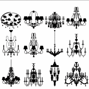 Candelabros - 50 Elementos eps