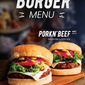 Dark Burger Flyer