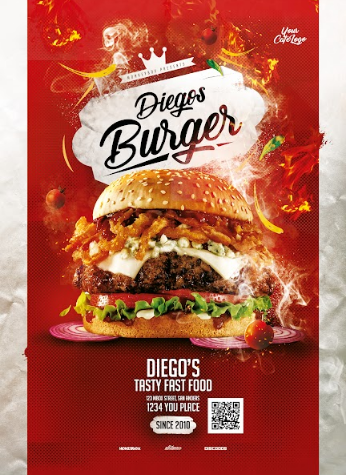 Fast Food Menu Lanche