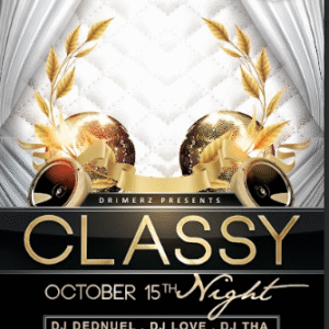 White Classy Flyer