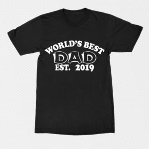 world is best dad est. 2019